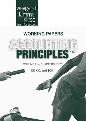 Working Papers Volume II to accompany Accounting Principles, 11th Edition 