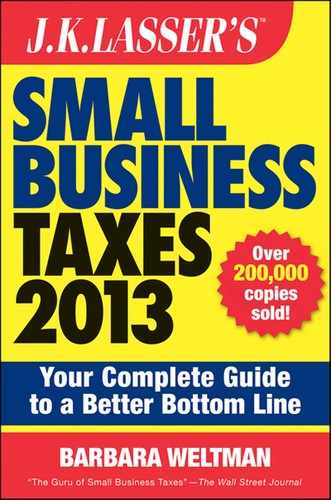 Cover image for J.K. Lasser's Small Business Taxes 2013: Your Complete Guide to a Better Bottom Line
