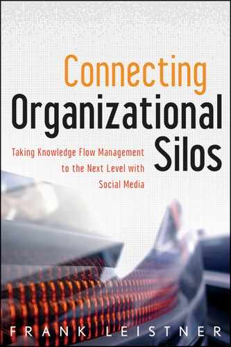 Connecting Organizational Silos: Taking Knowledge Flow Management to the Next Level with Social Media 