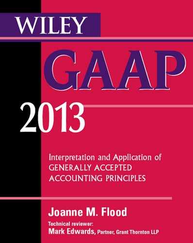 Wiley GAAP 2013: Interpretation and Application of Generally Accepted Accounting Principles 