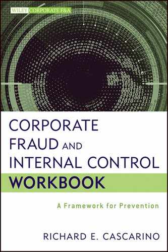 Corporate Fraud and Internal Control Workbook: A Framework for Prevention 