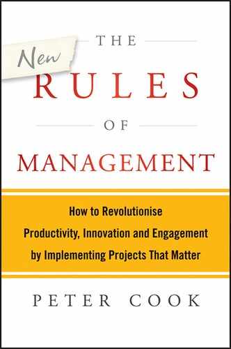 The New Rules of Management: How to Revolutionise Productivity, Innovation and Engagement by Implementing Projects That Matter 