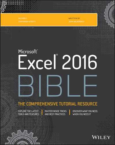 Cover image for Excel 2016 Bible