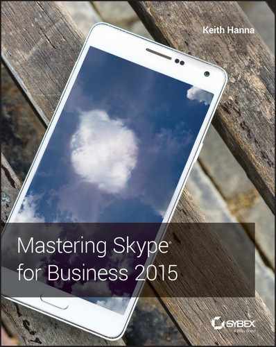 Cover image for Mastering Skype for Business 2015