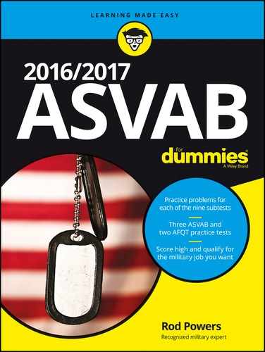 2016 / 2017 ASVAB For Dummies by Rod Powers