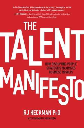Cover image for The Talent Manifesto: How Disrupting People Strategies Maximizes Business Results