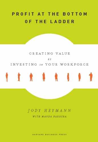 Cover image for Profit at the Bottom of the Ladder: Creating Value by Investing in Your Workforce