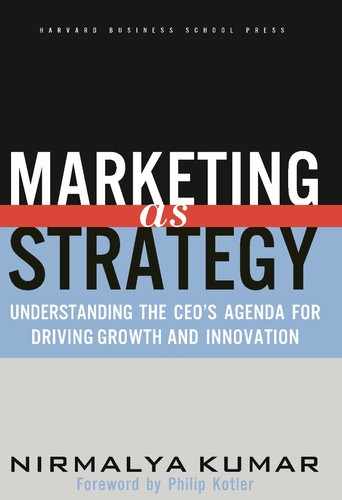 Marketing As Strategy: Understanding the CEO's Agenda for Driving Growth and Innovation 