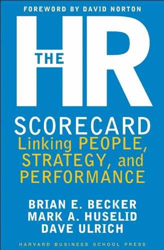 Cover image for The HR Scorecard: Linking People, Strategy, and Performance