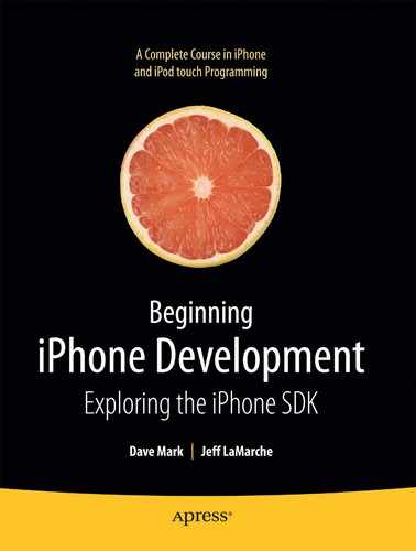 Beginning iPhone Development: Exploring the iPhone SDK 