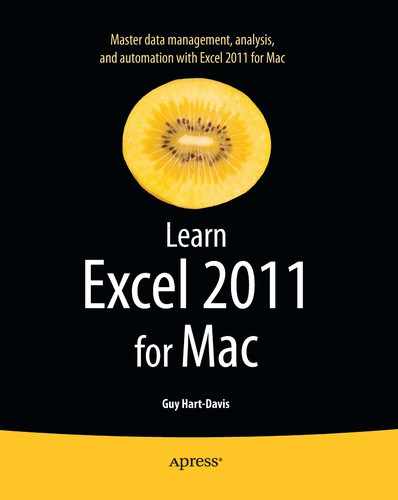 Learn Excel 2011 for Mac 