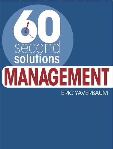 60 Second Solutions: Management by Eric Yaverbaum