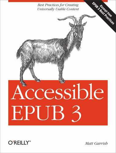 Accessible EPUB 3 