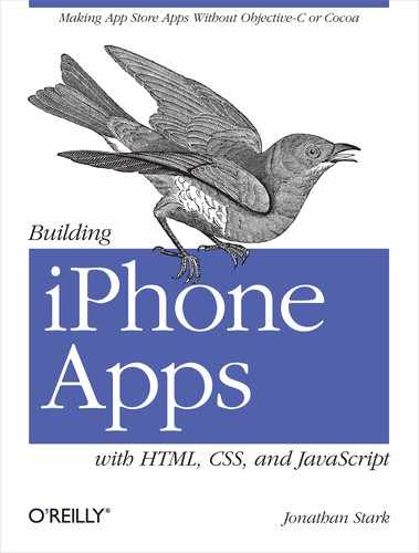 Cover image for Building iPhone Apps with HTML, CSS, and JavaScript
