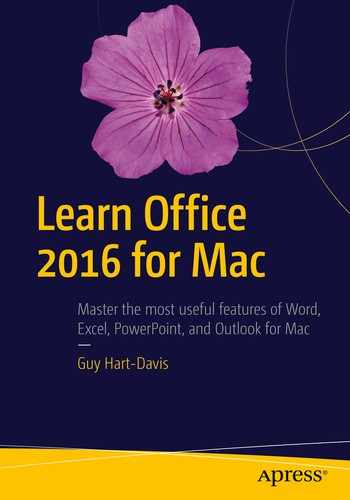 Learn Office 2016 for Mac, Second Edition 