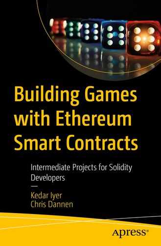 Cover image for Building Games with Ethereum Smart Contracts: Intermediate Projects for Solidity Developers