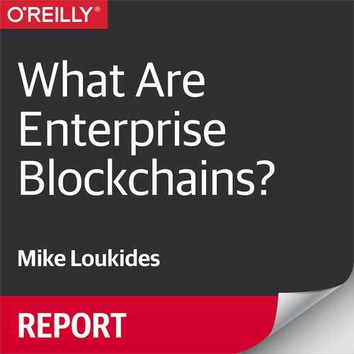 What Are Enterprise Blockchains? by Mike Loukides