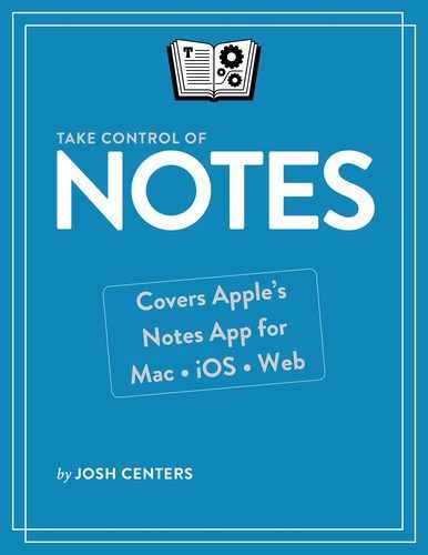 Take Control of Notes (1.3)