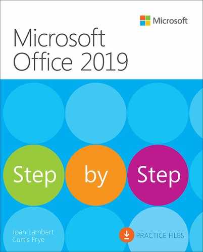 Microsoft Office 2019 Step by Step, First Edition 