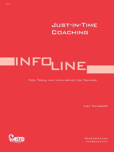 Just-In-Time Coaching 