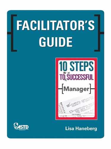 Facilitator's Guide: 10 Steps to Be a Successful Manager 