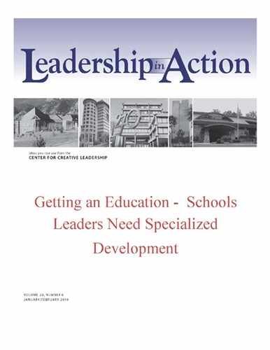 Leadership in Action: Getting an Education - Schools Leaders Need Specialized Development 