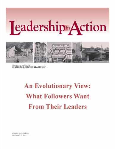 Leadership in Action: An Evolutionary View: What Followers Want from Their Leaders 