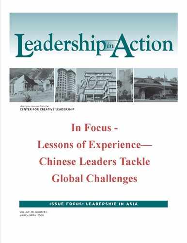 Leadership in Action: In Focus - Lessons of Experience—Chinese leaders Tackle Global Challenges 