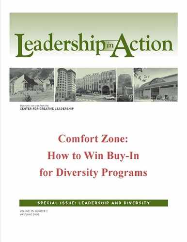 Cover image for Leadership in Action: Comfort Zone: How to Win Buy-In for Diversity Programs