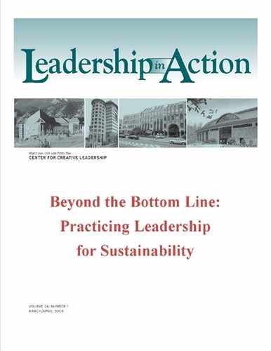Leadership in Action: Beyond the Bottom Line: Practicing Leadership for Sustainability 