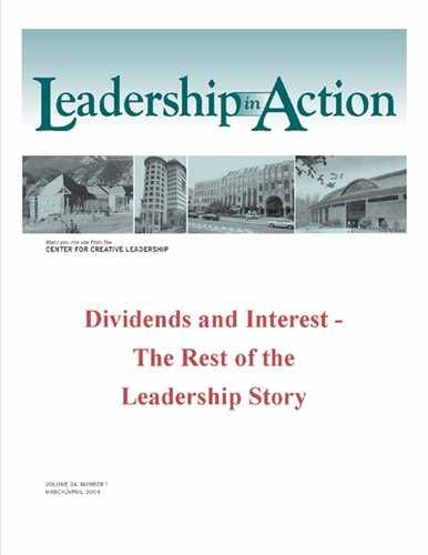 Leadership in Action: Dividends and Interest - The Rest of the Leadership Story 