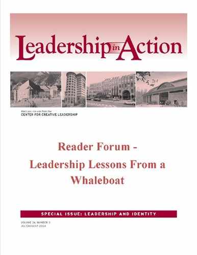 Leadership in Action: Reader Forum - Leadership Lessons from a Whaleboat 
