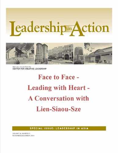 Leadership in Action: Face to Face - Leading with Heart - A Conversation with Lien-Siaou-Sze 