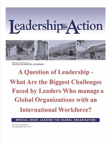 Leadership In Action: A Question of Leadership - What Are the Biggest Challenges Faced by Leaders who manage a Global Organization with an International Workforce? 