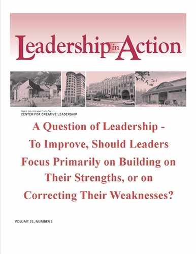 To improve, should leaders focus primarily on building on their strengths or on correcting their weaknesses?