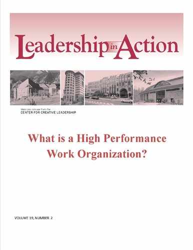 Cover image for Leadership in Action: What is a High Performance Work Organization?