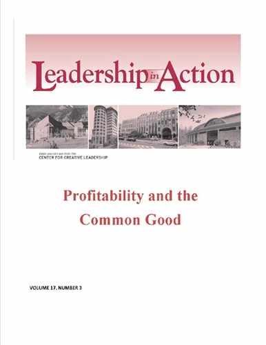 Cover image for Leadership in Action: Profitability and the Common Good