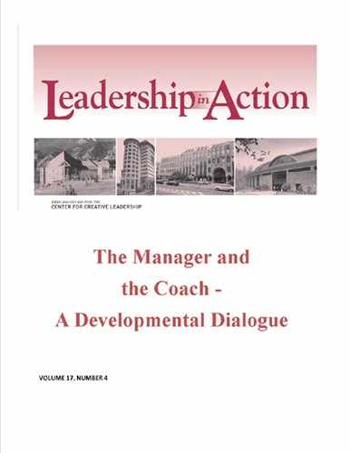Cover image for Leadership in Action: The Manager and the Coach - A Developmental Dialogue
