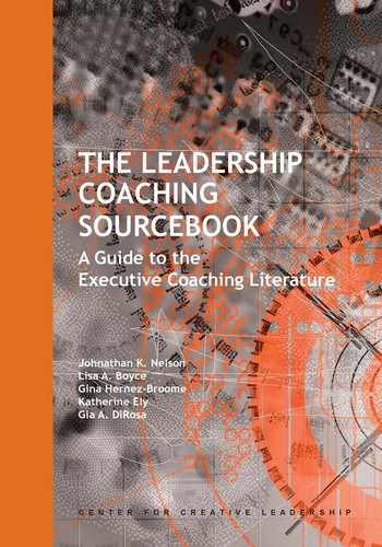 Cover image for The Leadership Coaching Sourcebook: A Guide to the Executive Coaching Literature