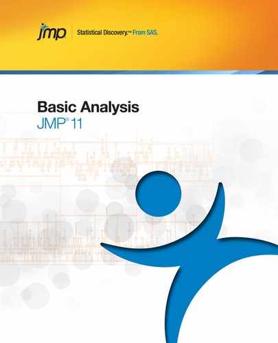 JMP 11 Basic Analysis 