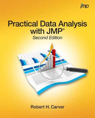 Chapter 1 Getting Started: Data Analysis with JMP