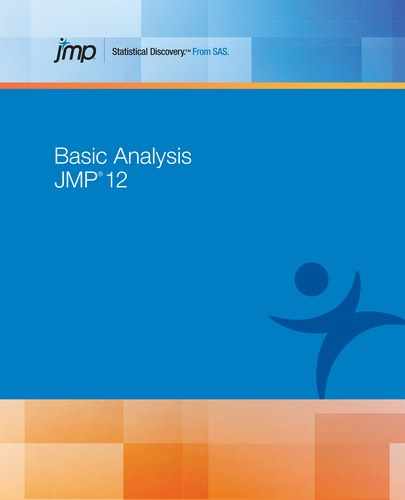 JMP 12 Basic Analysis 