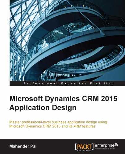 Cover image for Microsoft Dynamics CRM 2015 Application Design