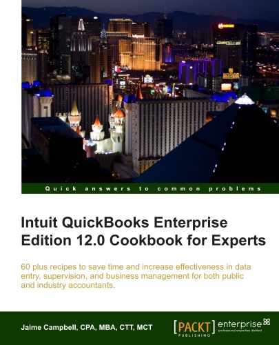 Intuit QuickBooks Enterprise Edition 12.0 Cookbook for Experts 