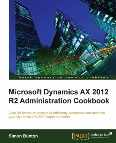 Cover image for Microsoft Dynamics AX 2012 R2 Administration Cookbook