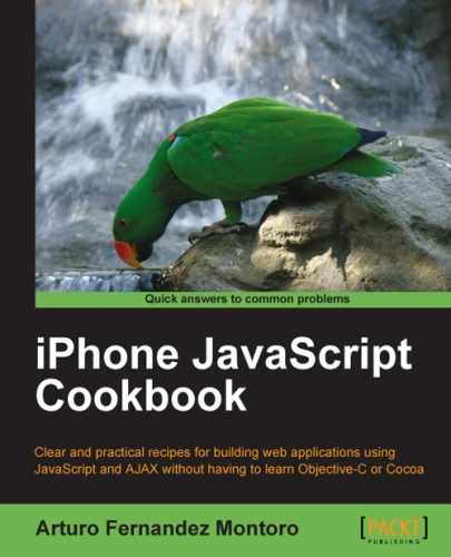 Cover image for iPhone JavaScript Cookbook