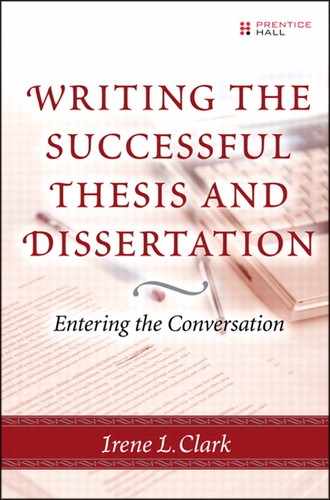 Cover image for Writing the Successful Thesis and Dissertation: Entering the Conversation