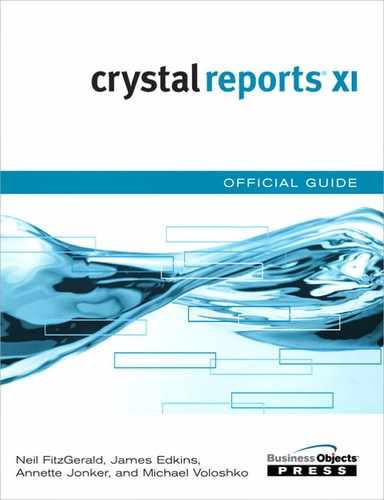 Crystal Reports XI: Official Guide 