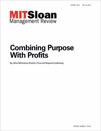 Combining Purpose With Profits 