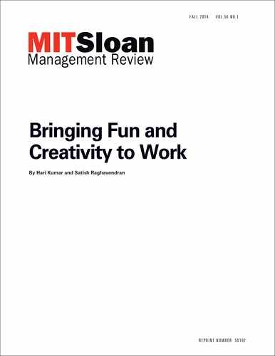 Cover image for Bringing Fun and Creativity to Work